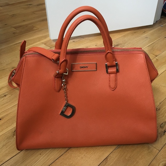 dkny orange bag